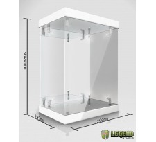 Master Light House Acrylic Display Case with Lighting for 1/6 Action Figures (white)